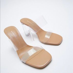 Sexy clear Zara heels